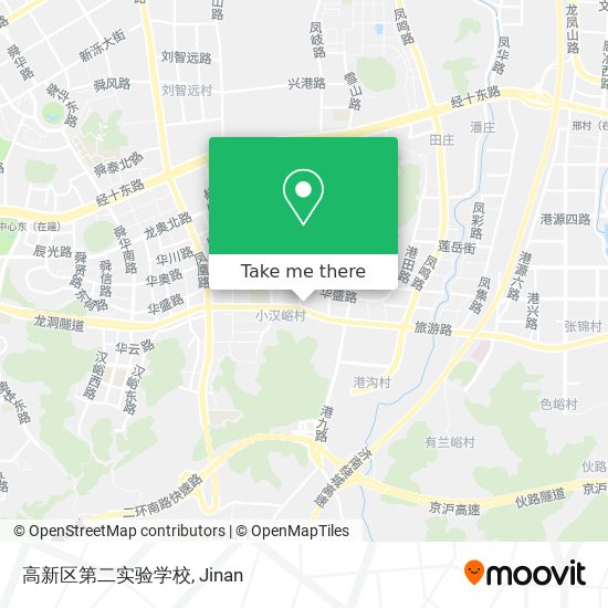 高新区第二实验学校 map
