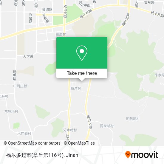 福乐多超市(章丘第116号) map