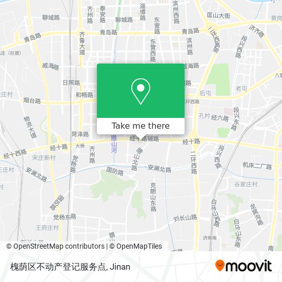 槐荫区不动产登记服务点 map