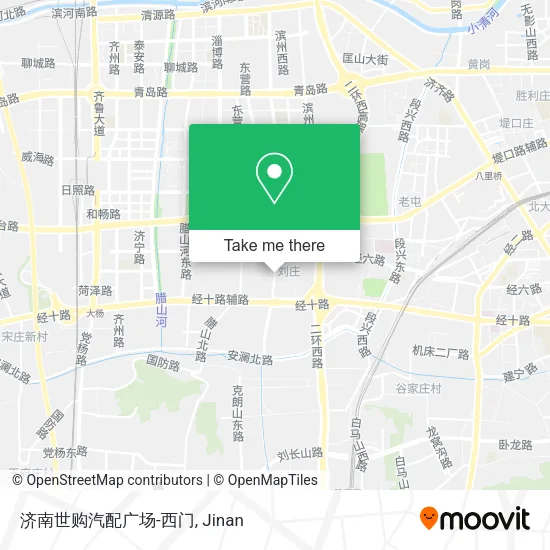 济南世购汽配广场-西门 map