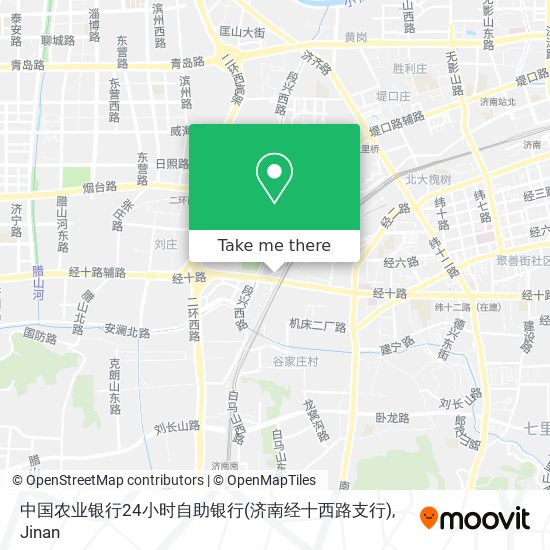 中国农业银行24小时自助银行(济南经十西路支行) map