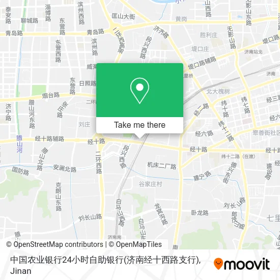 中国农业银行24小时自助银行(济南经十西路支行) map