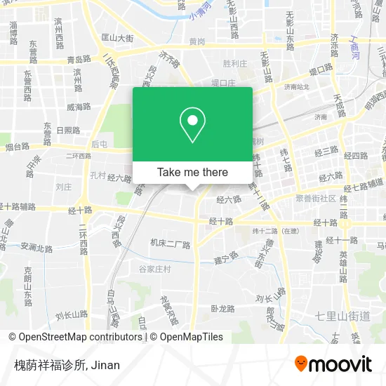 槐荫祥福诊所 map
