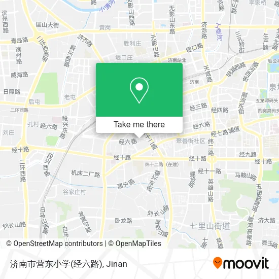 济南市营东小学(经六路) map
