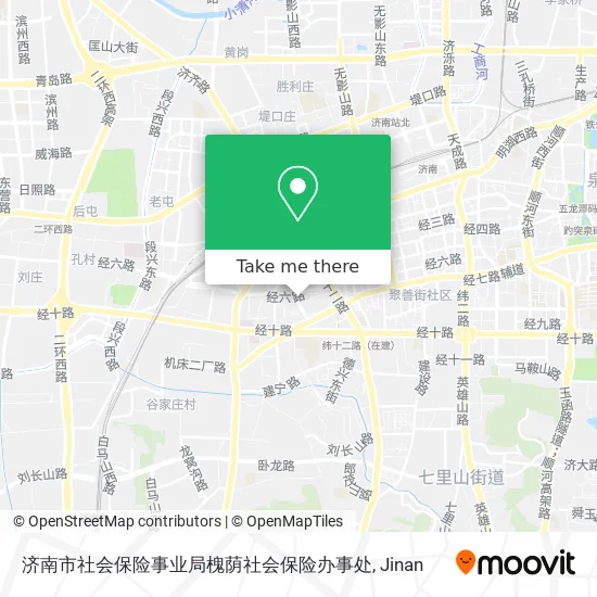 济南市社会保险事业局槐荫社会保险办事处 map