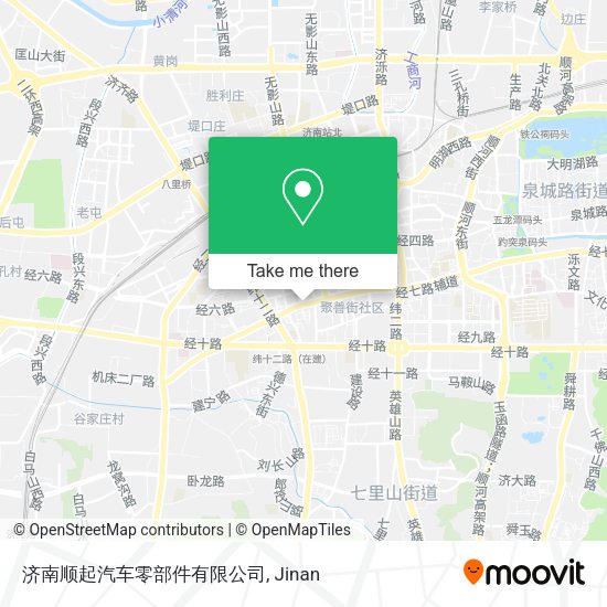 济南顺起汽车零部件有限公司 map