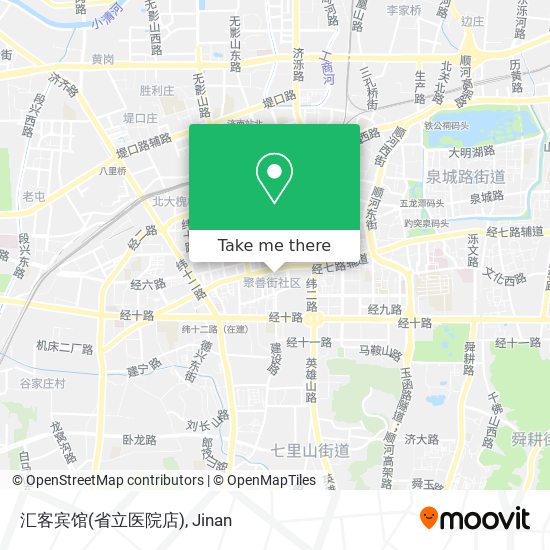 汇客宾馆(省立医院店) map