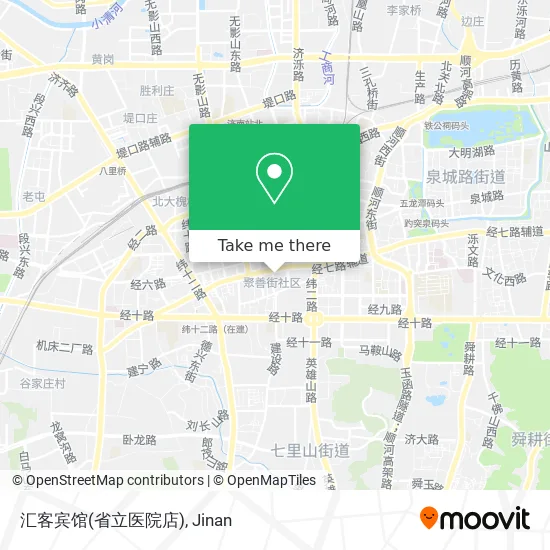 汇客宾馆(省立医院店) map