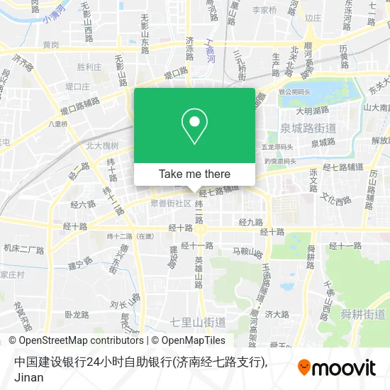 中国建设银行24小时自助银行(济南经七路支行) map