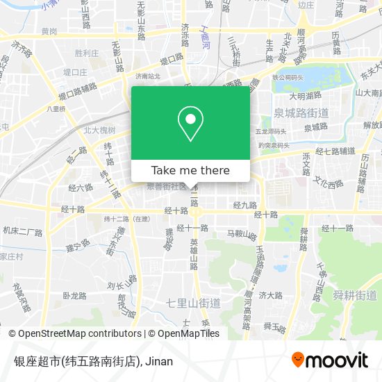 银座超市(纬五路南街店) map