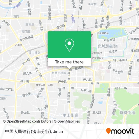 中国人民银行(济南分行) map