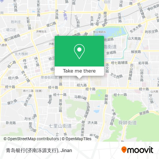 青岛银行(济南泺源支行) map