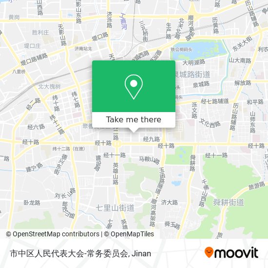 市中区人民代表大会-常务委员会 map