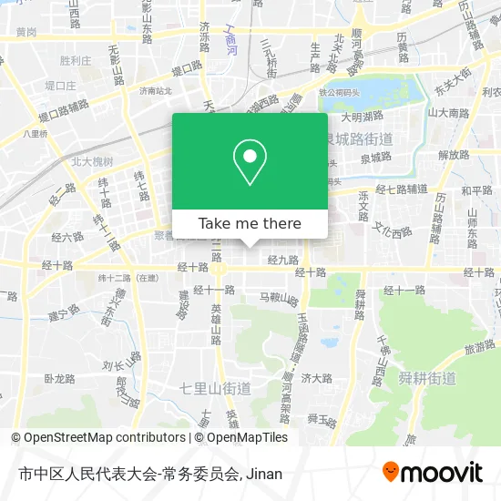 市中区人民代表大会-常务委员会 map