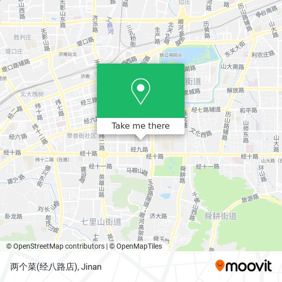 两个菜(经八路店) map
