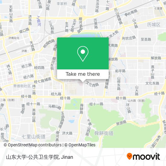 山东大学-公共卫生学院 map
