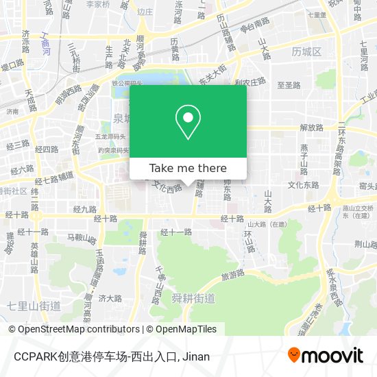 CCPARK创意港停车场-西出入口 map
