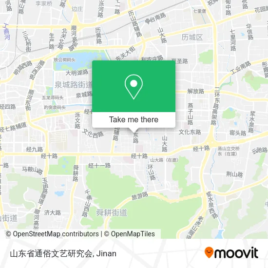 山东省通俗文艺研究会 map