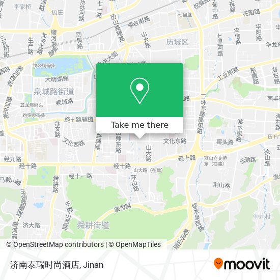 济南泰瑞时尚酒店 map