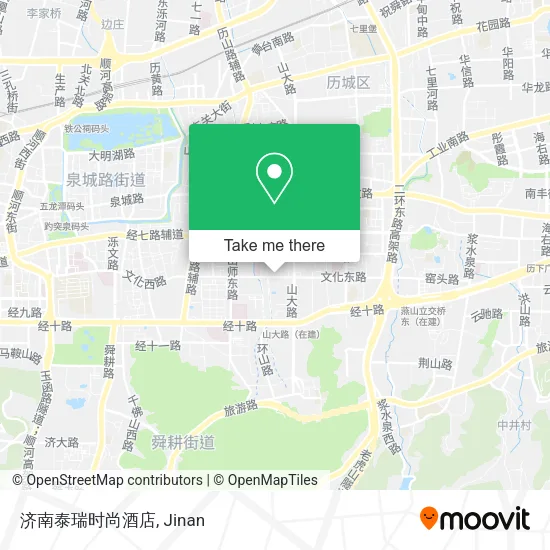 济南泰瑞时尚酒店 map
