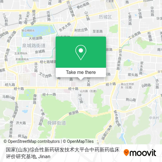 国家(山东)综合性新药研发技术大平合中药新药临床评价研究基地 map