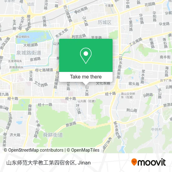 山东师范大学教工第四宿舍区 map