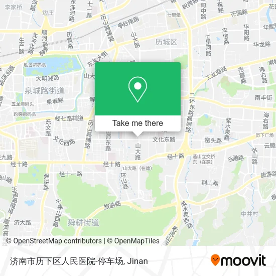 济南市历下区人民医院-停车场 map