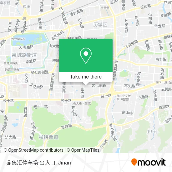 鼎集汇停车场-出入口 map