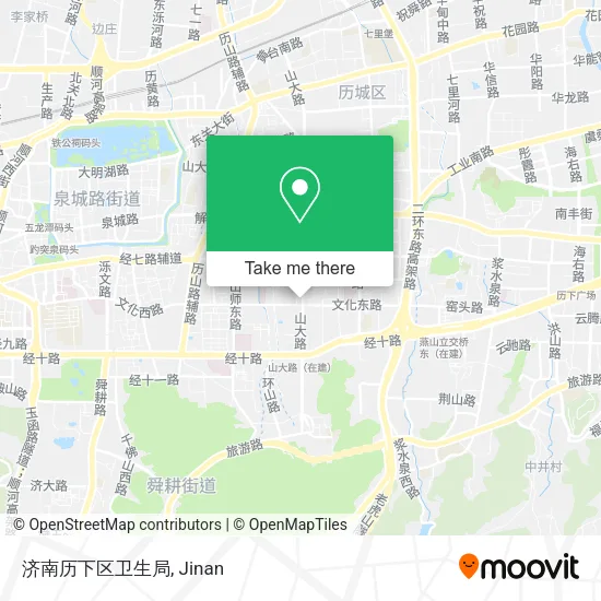 济南历下区卫生局 map
