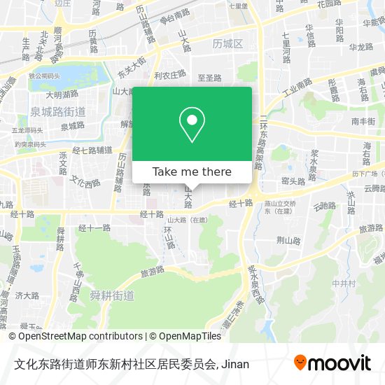 文化东路街道师东新村社区居民委员会 map