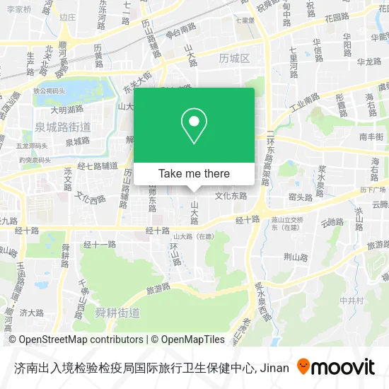 济南出入境检验检疫局国际旅行卫生保健中心 map