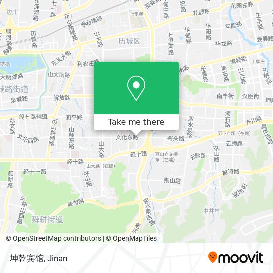 坤乾宾馆 map