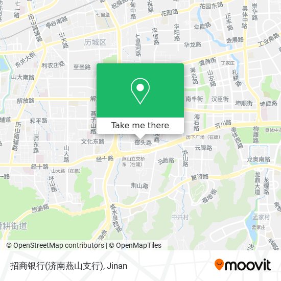 招商银行(济南燕山支行) map