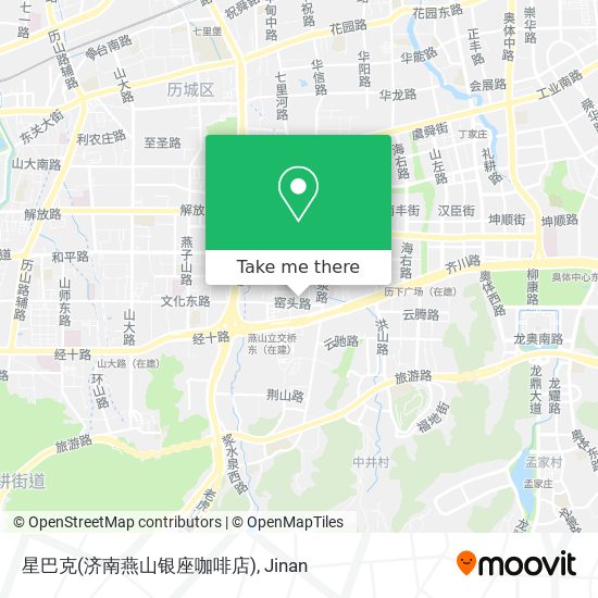 星巴克(济南燕山银座咖啡店) map