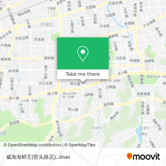 威海海鲜王(窑头路店) map