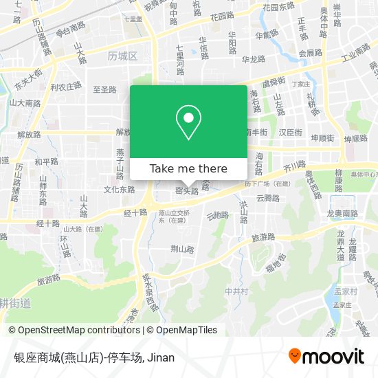 银座商城(燕山店)-停车场 map