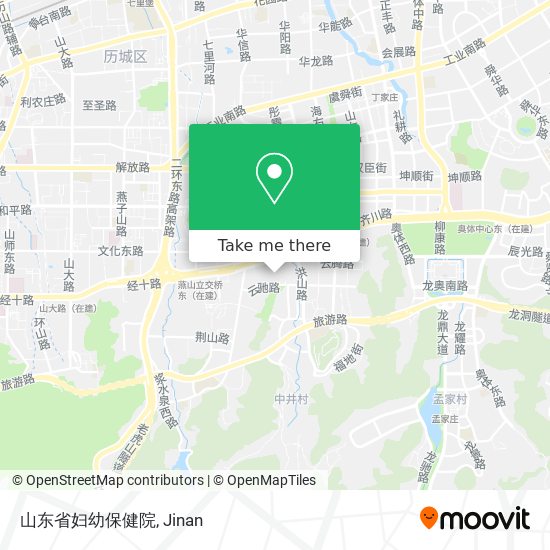 山东省妇幼保健院 map