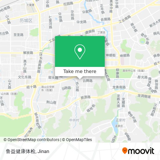 鲁益健康体检 map
