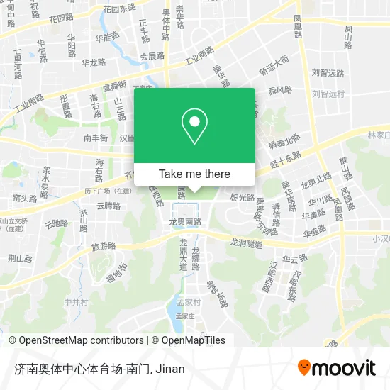 济南奥体中心体育场-南门 map
