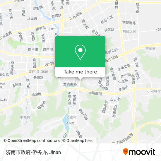 济南市政府-侨务办 map