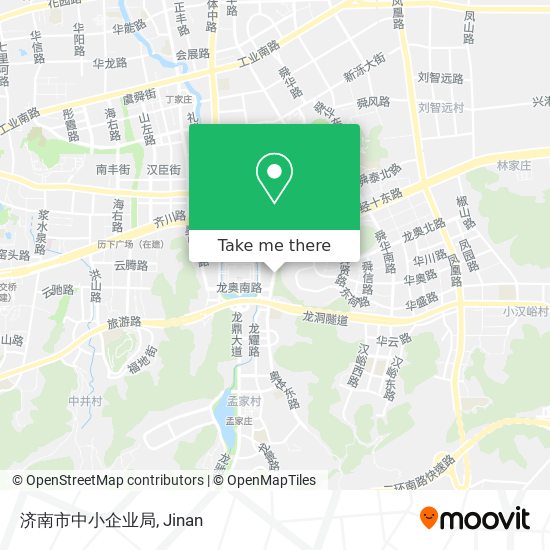济南市中小企业局 map