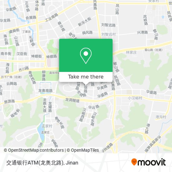 交通银行ATM(龙奥北路) map