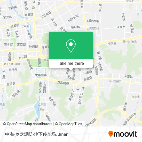 中海·奥龙观邸-地下停车场 map