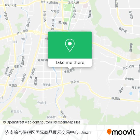济南综合保税区国际商品展示交易中心 map