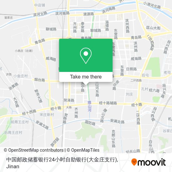 中国邮政储蓄银行24小时自助银行(大金庄支行) map