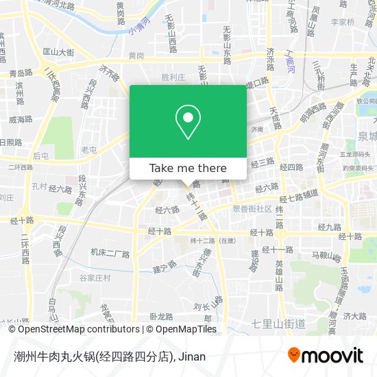 潮州牛肉丸火锅(经四路四分店) map