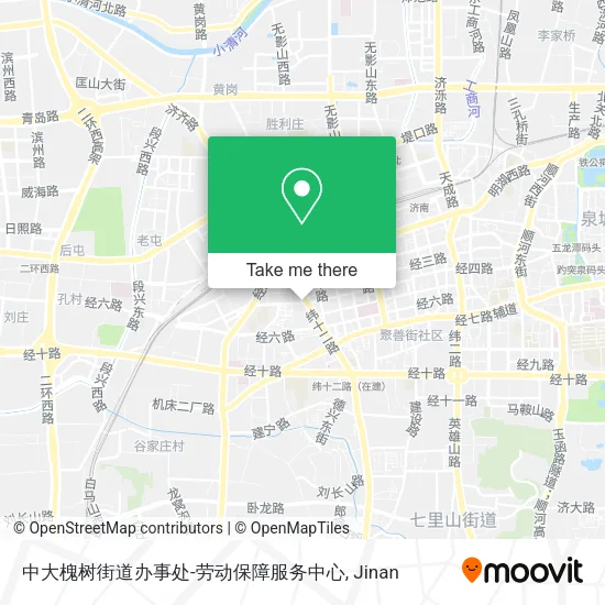中大槐树街道办事处-劳动保障服务中心 map