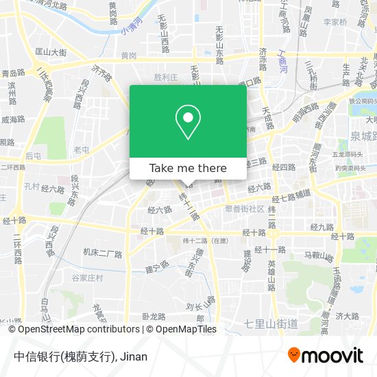 中信银行(槐荫支行) map