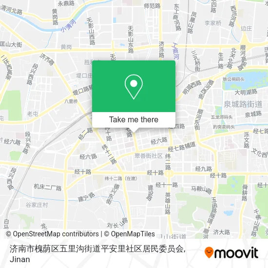 济南市槐荫区五里沟街道平安里社区居民委员会 map