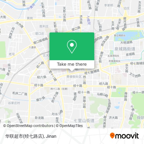 华联超市(经七路店) map